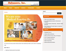 Tablet Screenshot of habaneroinc.com